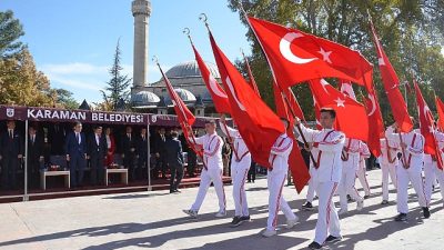 Karaman’da 29 Ekim Cumhuriyet Bayramı’nın