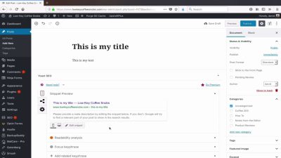 So you launched a new