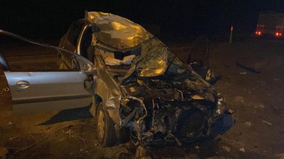 Karaman’da meydana gelen trafik kazasında,