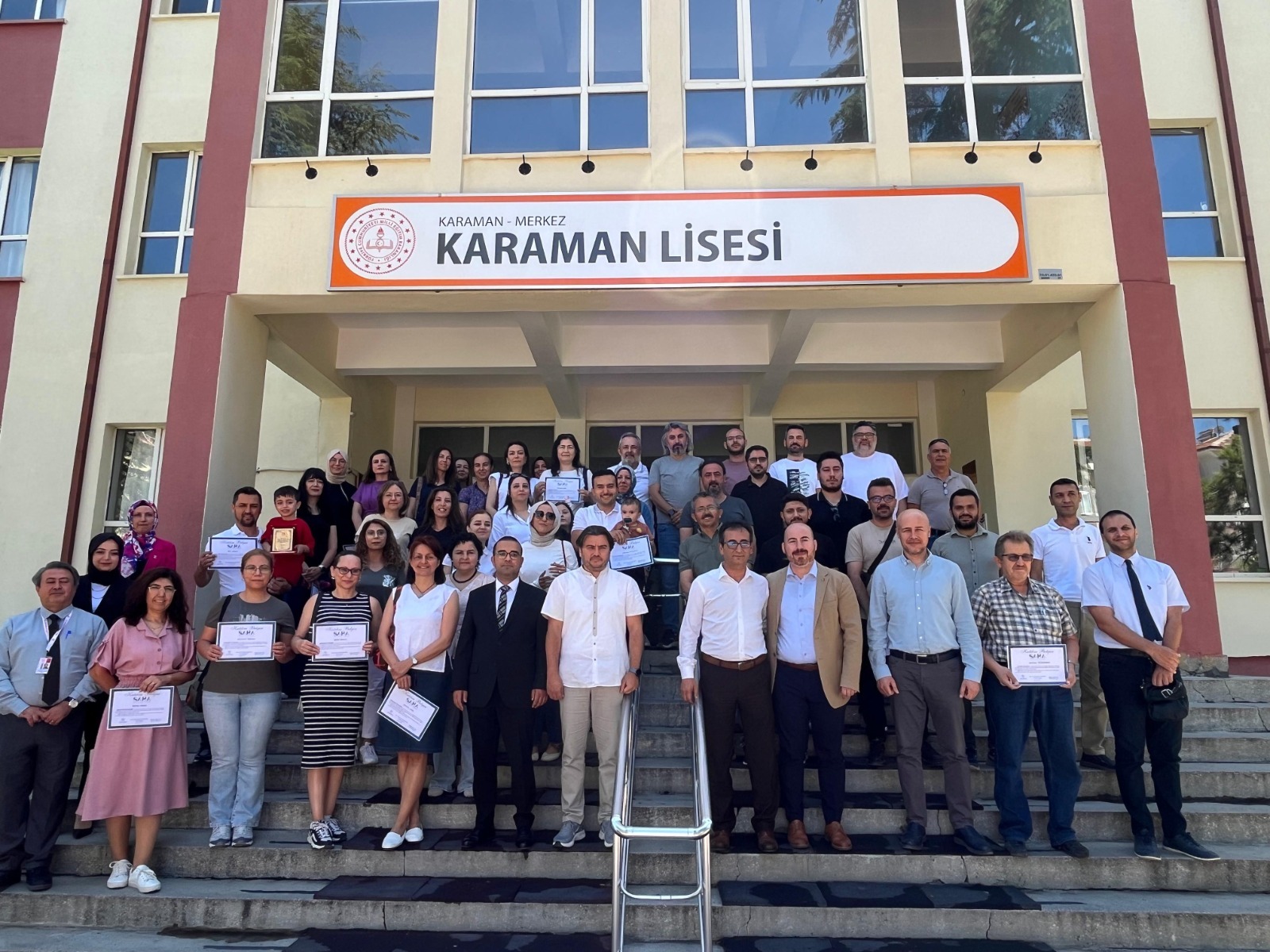 Sağlıklı Yaşam İçin Öğretmenler Görev BaşındaKaraman’da SAHA Elçileri Sertifikalarını Aldı