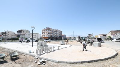 GİM TOPTANCILAR SİTESİ YANINDAKİ BÖLGE YENİLENİYOR
