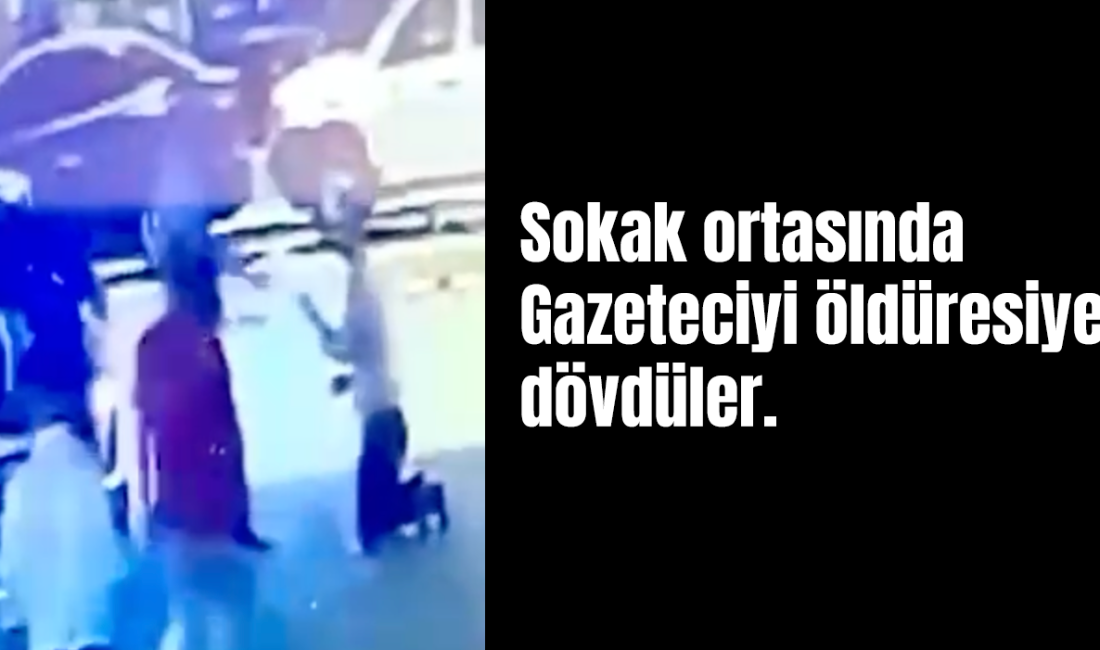 Karaman’da Gazeteciye Sokak Ortasında