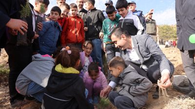 BAŞKAN KALAYCI FİDAN DİKME PROGRAMINA KATILDI