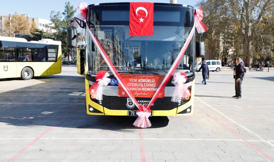 Karaman Belediyesi, toplu taşıma hatlarında