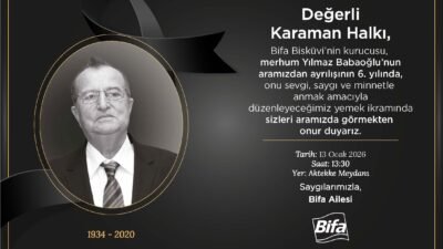 Bifa Bisküvi’nin kurucusu, merhum Yılmaz