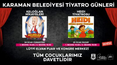 Karaman Belediyesi, çocuklar için ücretsiz