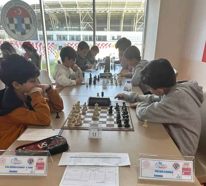 Karaman’da 2026 Okul Sporları Satranç