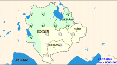 Karaman ve çevresi için yapılan