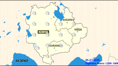 Meteoroloji Genel Müdürlüğü’nden alınan bilgilere