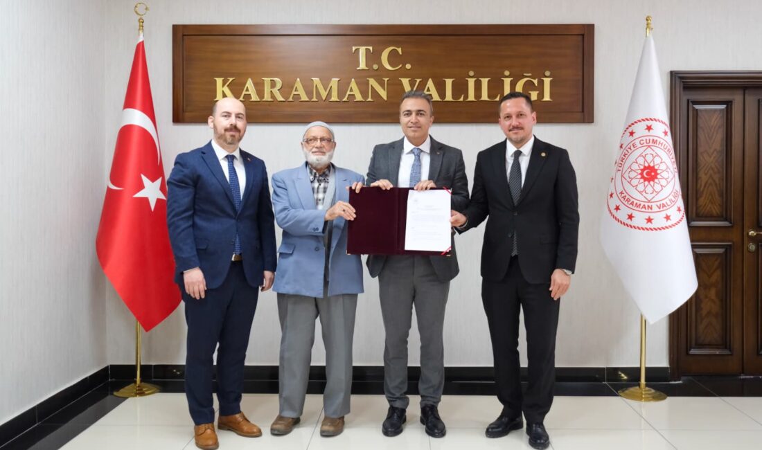 Karaman’da, Çeltek Mahallesi’nde Karaman Belediyesi’ne