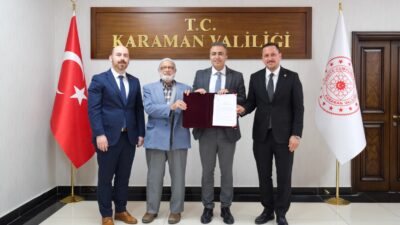 Karaman’da, Çeltek Mahallesi’nde Karaman Belediyesi’ne