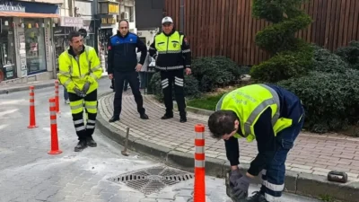 Gemlik’te yaya ve engelli yollarını