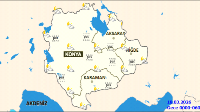 Karaman genelinde 17 Mart Salı