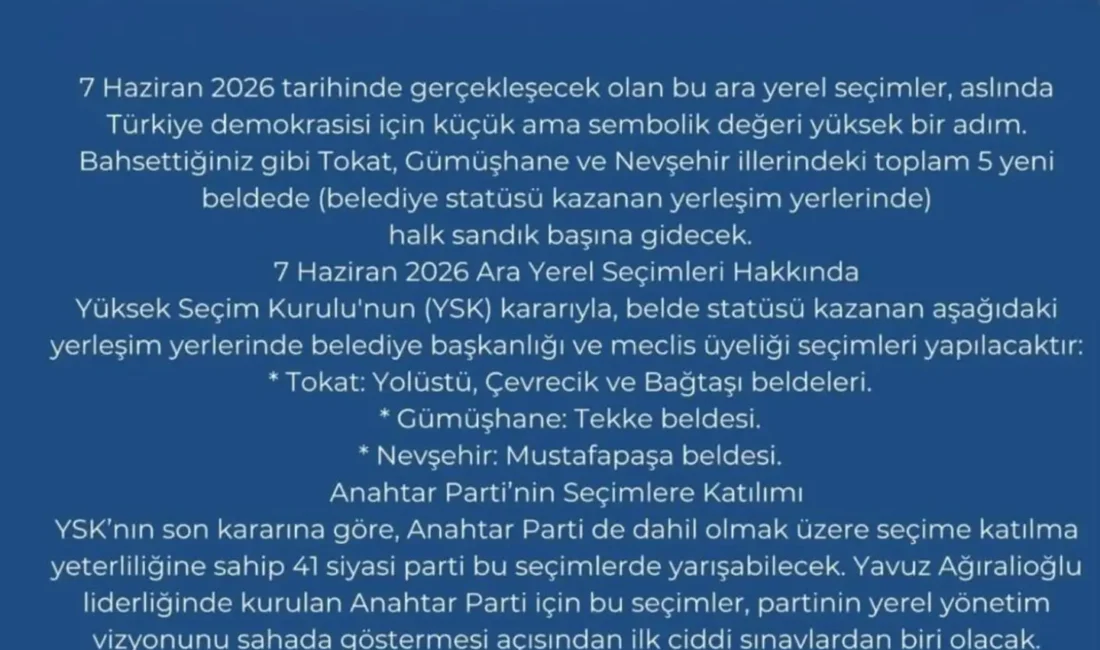 Anahtar Parti Karaman İl Başkanı