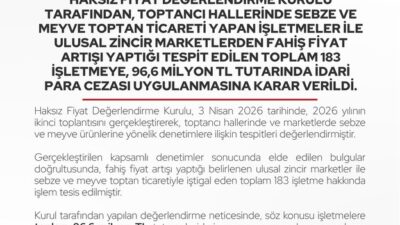 Ticaret Bakanlığı Haksız Fiyat Değerlendirme