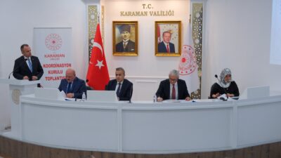Karaman Valisi Hayrettin Çiçek başkanlığında