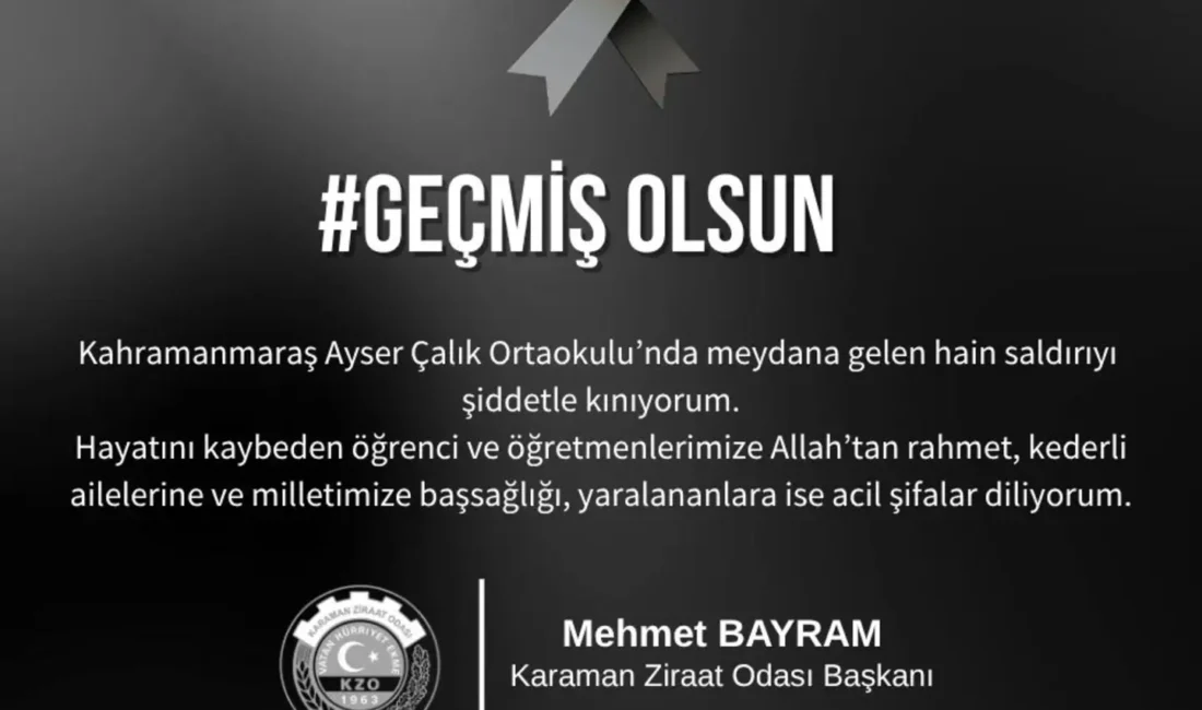 Karaman Ziraat Odası Başkanı