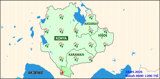Karaman ve çevresinde önümüzdeki