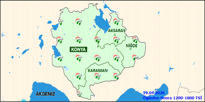 Karaman il genelinde 19 Nisan