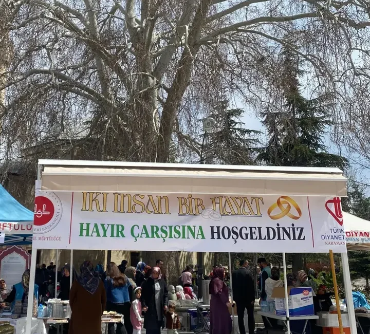 Karaman Aktekke Meydanı’nda, Türkiye Diyanet