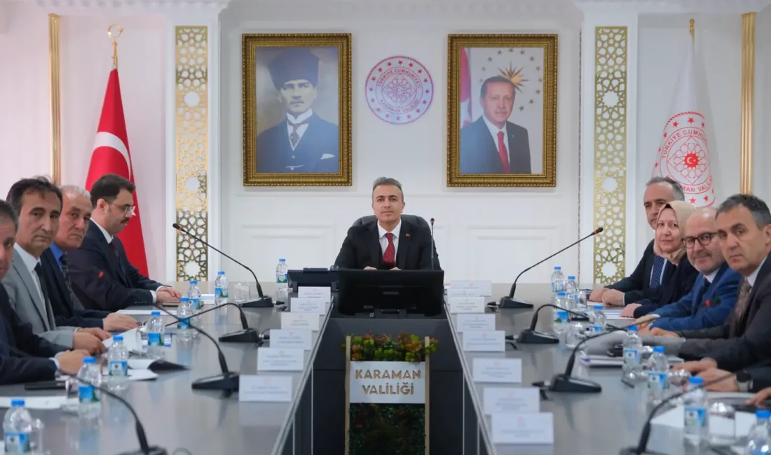 Karaman Valisi Hayrettin Çiçek başkanlığında