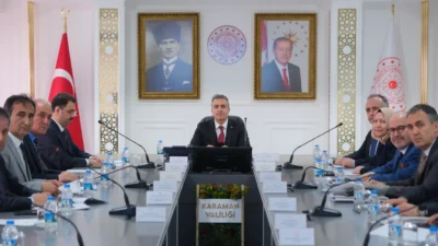 Karaman Valisi Hayrettin Çiçek başkanlığında
