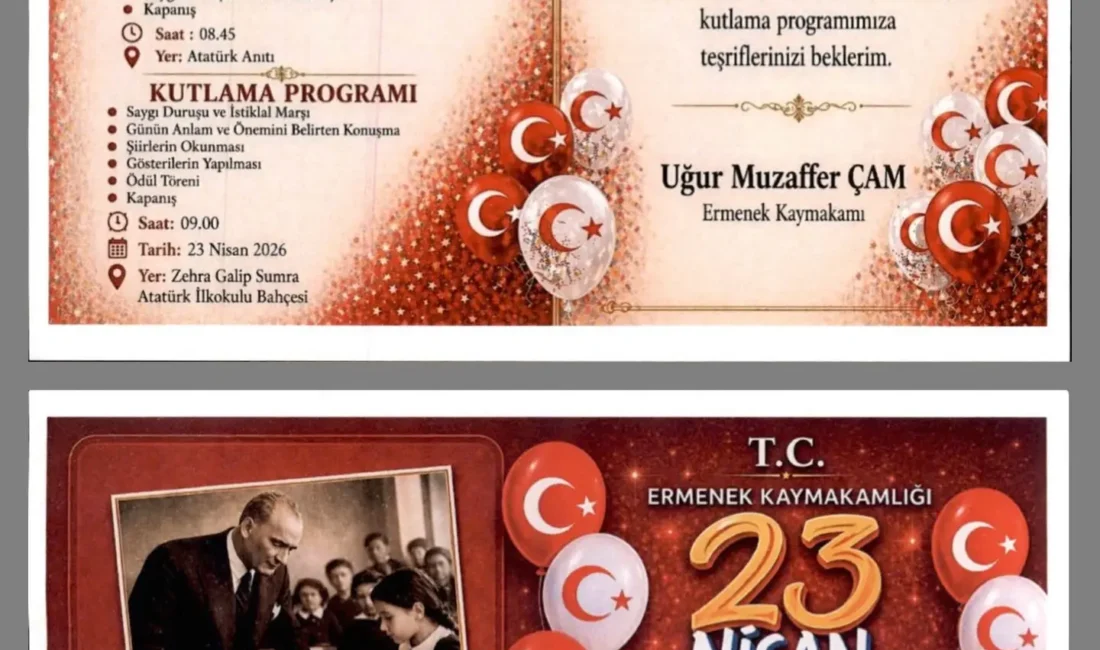 Ermenek Kaymakamlığı, 23 Nisan