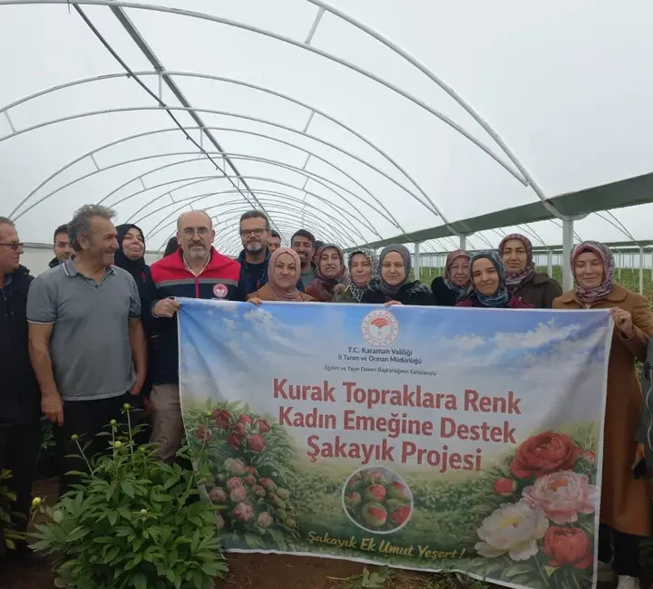 Karaman İl Tarım ve Orman Müdürlüğü tarafından yürütülen ‘Kurak Topraklara