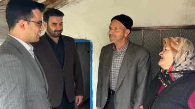 Karaman’ın Ayrancı ilçesinde Kaymakam Bünyamin İLKAY, hane ziyaretleri kapsamında Pınarkaya,