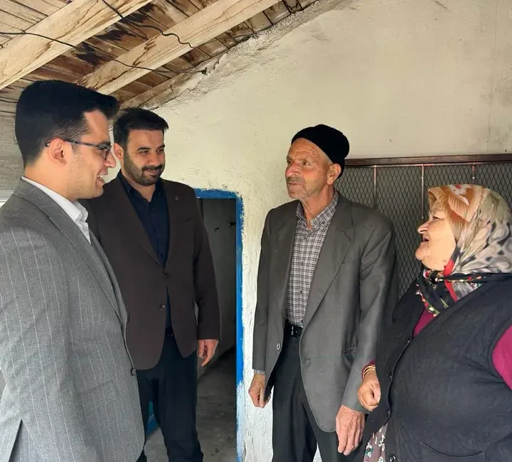 Karaman’ın Ayrancı ilçesinde Kaymakam Bünyamin İLKAY, hane ziyaretleri kapsamında Pınarkaya,