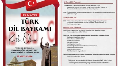 Ermenek Kaymakamlığı, Türkçenin resmi devlet dili ilan edilişinin 749. yıl