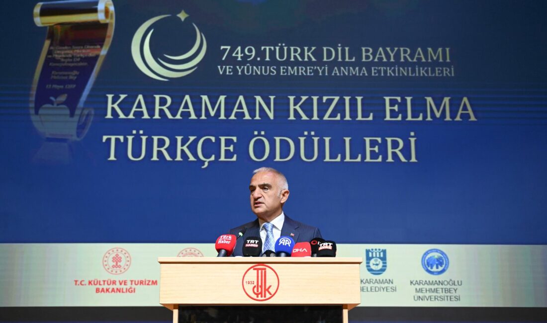 Karaman Valiliği’nin ev sahipliğinde bu yıl 749’uncusu düzenlenen Türk Dil