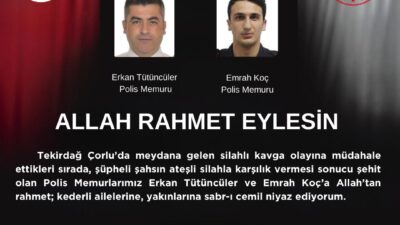 Karaman Valiliği, şehitler için Allah’tan rahmet, ailelerine ve yakınlarına ise