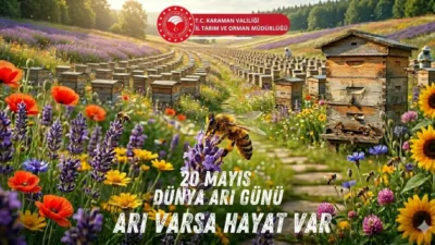 Karaman İl Tarım ve Orman Müdürlüğü, Dünya Arı Günü dolayısıyla