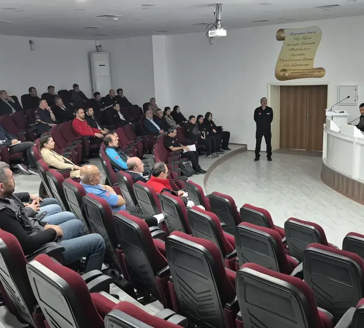 Karaman’da, orman yangınlarına müdahale ve kurumlar arası koordinasyonun güçlendirilmesi amacıyla