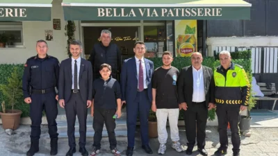 Ermenek Kaymakamı Uğur Muzaffer Çam, Güneyyurt Beldesi’nde faaliyet gösteren Bella