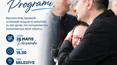 Karaman Belediyesi, Kurban Bayramı’nın ikinci günü düzenleyeceği bayramlaşma programını duyurdu.