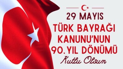 Karaman Belediyesi, Türk Bayrağı Kanunu’nun 90. yıl dönümünü kutladı. Belediye