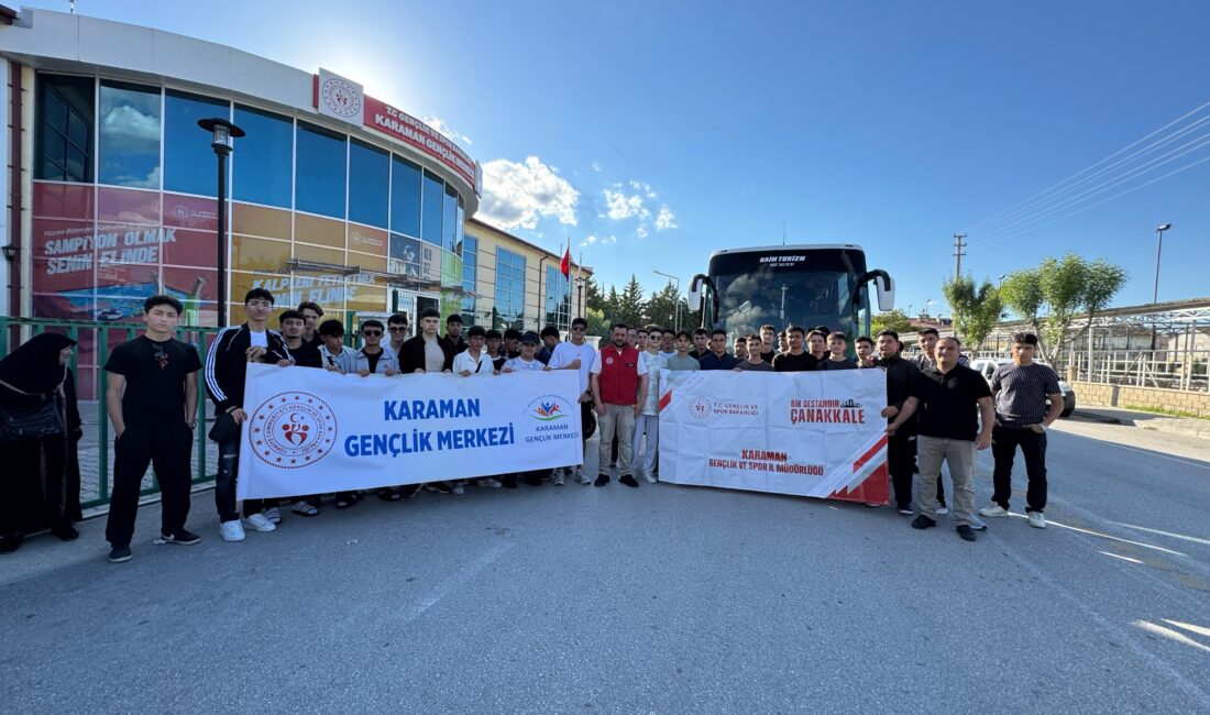 Karaman Gençlik Merkezi tarafından organize edilen ‘Bir Destandır Çanakkale’ programı