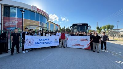 Karaman Gençlik Merkezi tarafından organize edilen ‘Bir Destandır Çanakkale’ programı