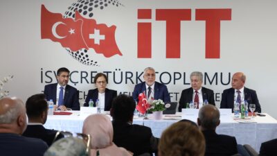 Çalışma ve Sosyal Güvenlik Bakanı Prof. Dr. Vedat Işıkhan, İsviçre’de