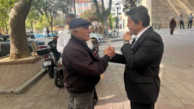 AK Parti Karaman Milletvekili Osman Sağlam, Karaman’ın çeşitli noktalarındaki esnafları