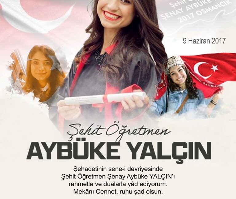 Karaman Belediye Başkanı Savaş Kalaycı, şehit öğretmen Şenay Aybüke Yalçın’ı