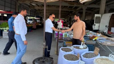Karaman’ın Kazımkarabekir ilçesinde Kaymakam Mücahit Zıvlak ve kurum amirleri, ilçe