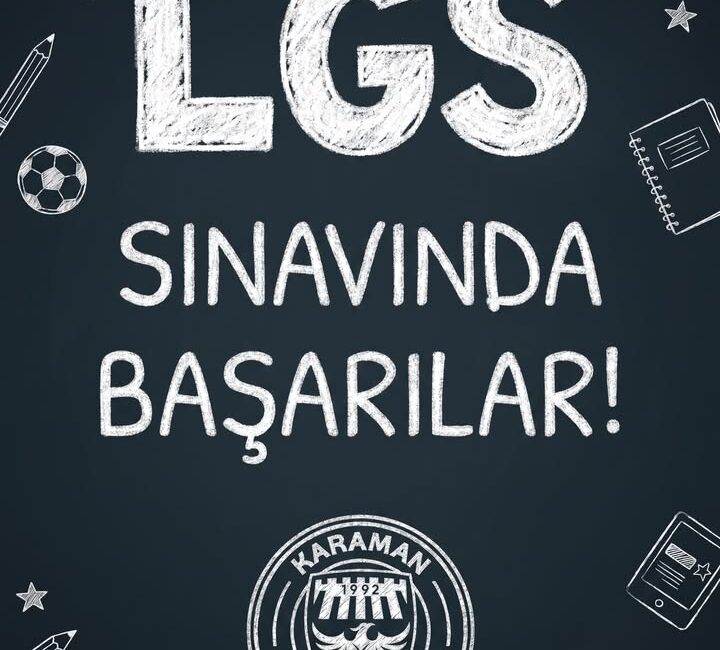 Karaman Futbol Kulübü, yaklaşan Liselere Geçiş Sistemi (LGS) sınavına girecek