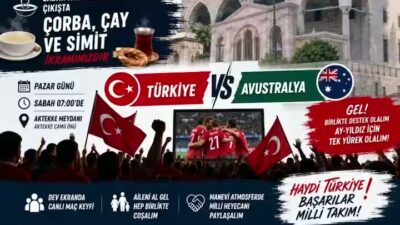 Karaman Belediye Başkanı Savaş Kalaycı, A Milli Futbol Takımı’nın Avustralya